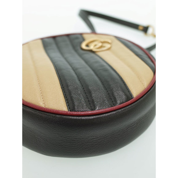 Gucci GG Marmont Round Mini Chain Shoulder Bag - Picture 5 of 8
